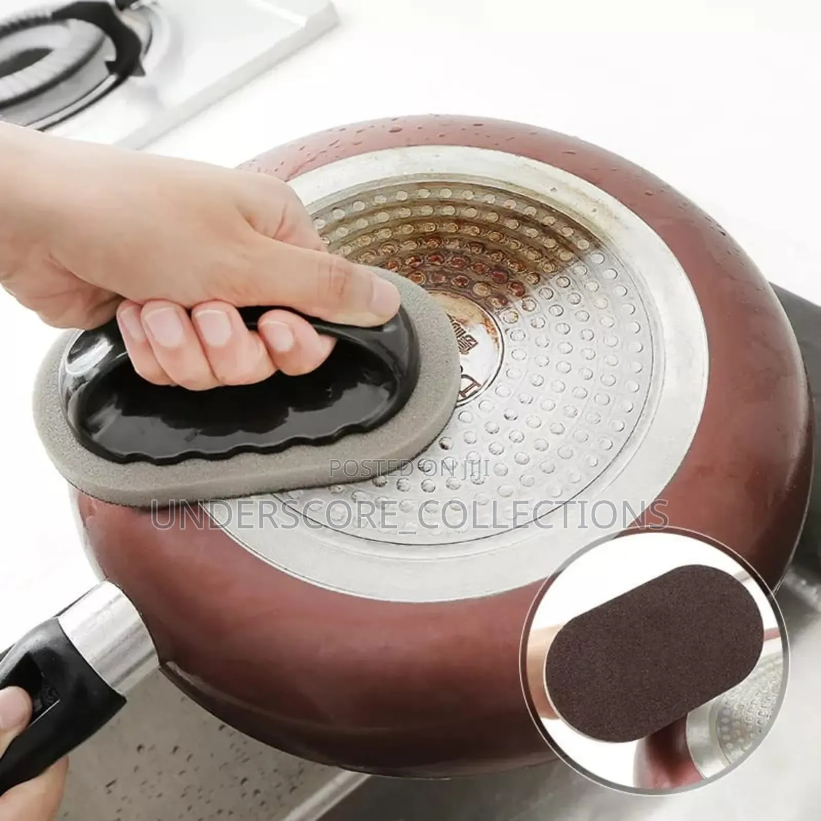 *Scrubbing Kitchen Sponge