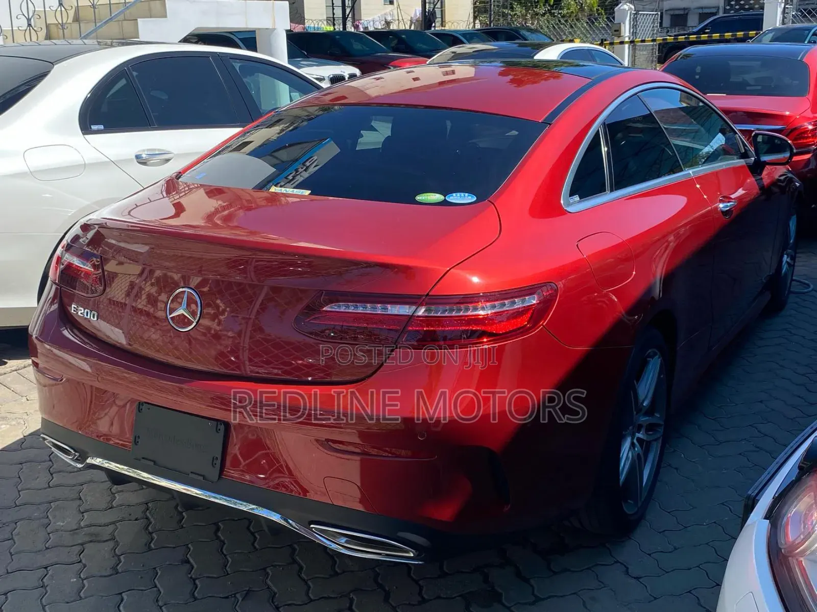 Mercedes-Benz E200 2018 Red