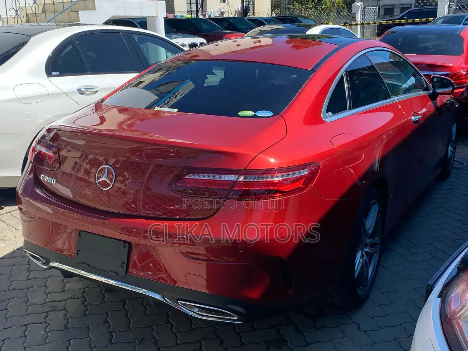Mercedes-Benz E200 2018 Red