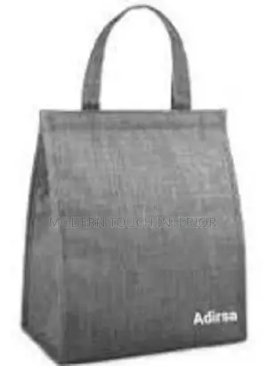 Grey Tote Lunch Bag
