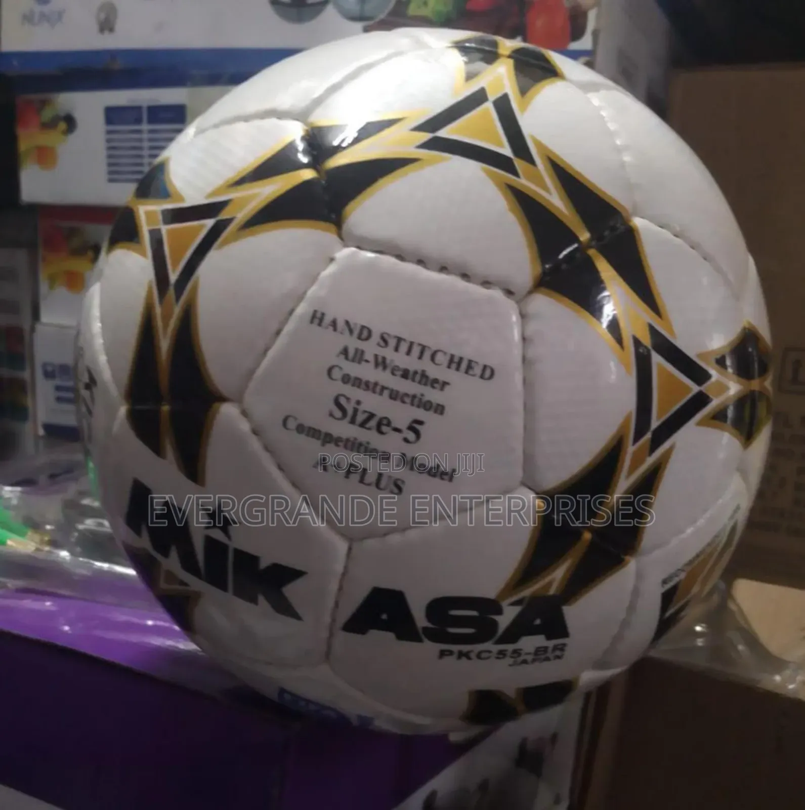 Football,Mikasa Kick Off Tubeless Football Size 5