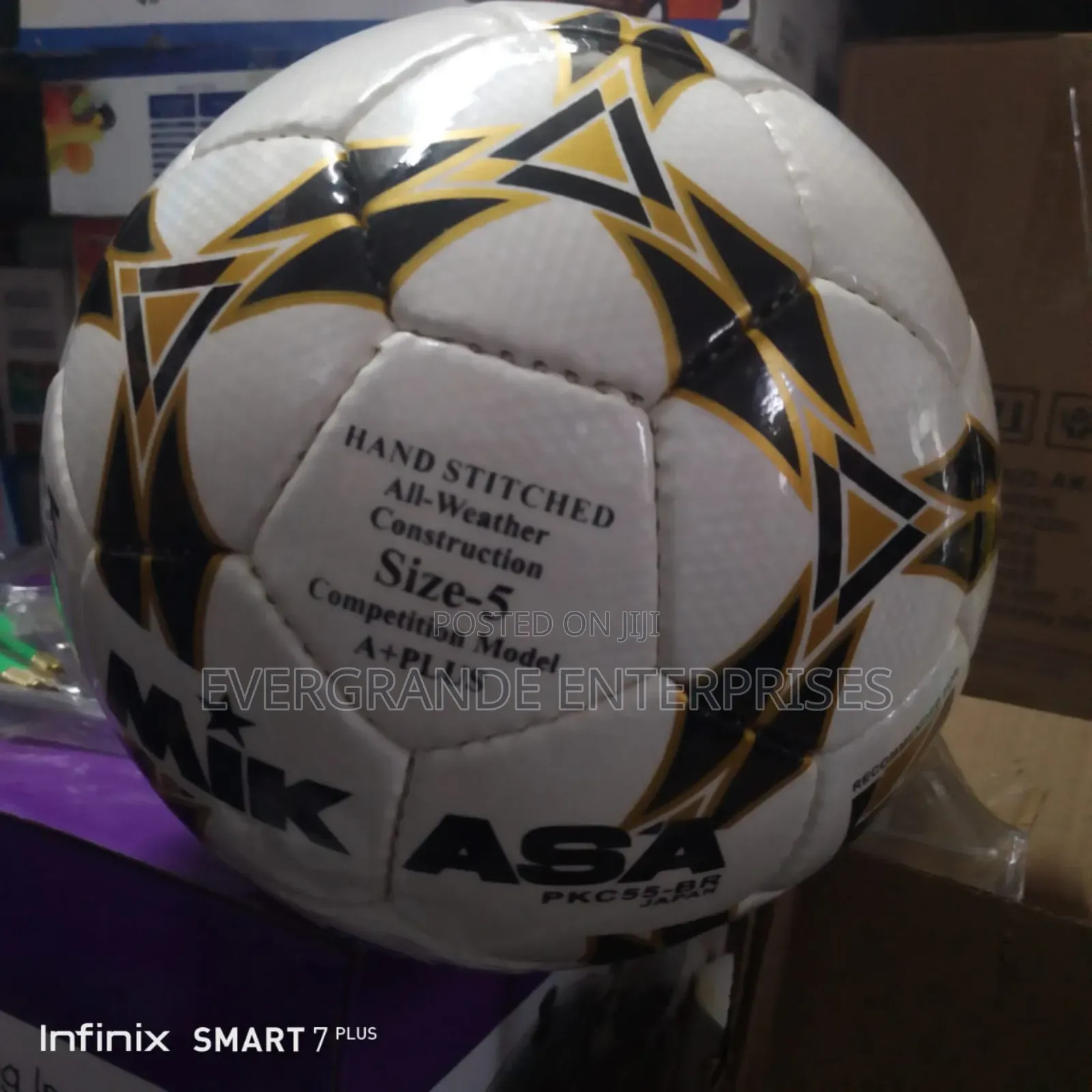 Football ,Mikasa Kick Off Tubeless Football Ball Size 5