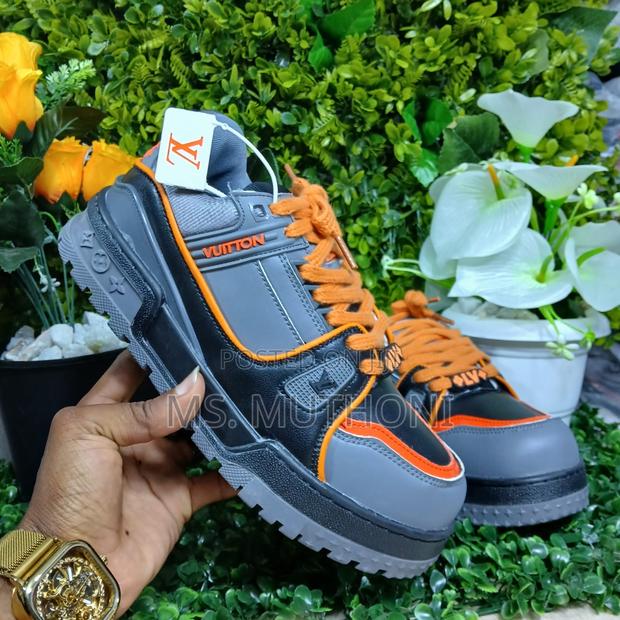 Lv Trainer Maxi Orange Black Sizes. 40-44 - thumbnail 4