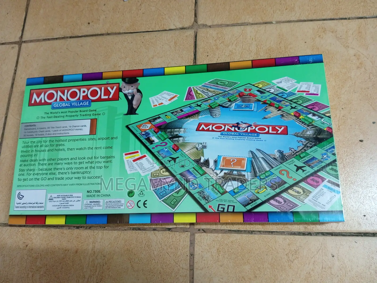 Monopoly Game Board/Monopoly Grab and Go Game/Gift