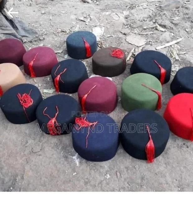 Awololowo Cap/Kazu Cap/Royal Hat/African Cap/Nigerian Cap - main view