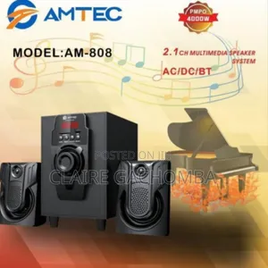 *Amtec Woofer 2.1 808 Subwoofer Speaker System