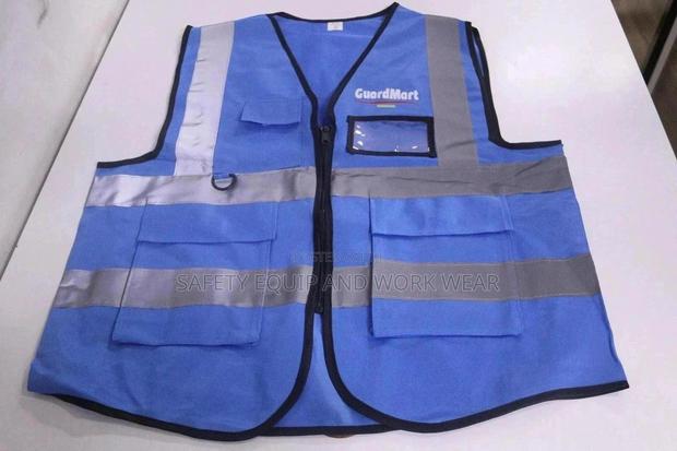 Best Branded Executive Reflector Vest-bermuda Blue - main view