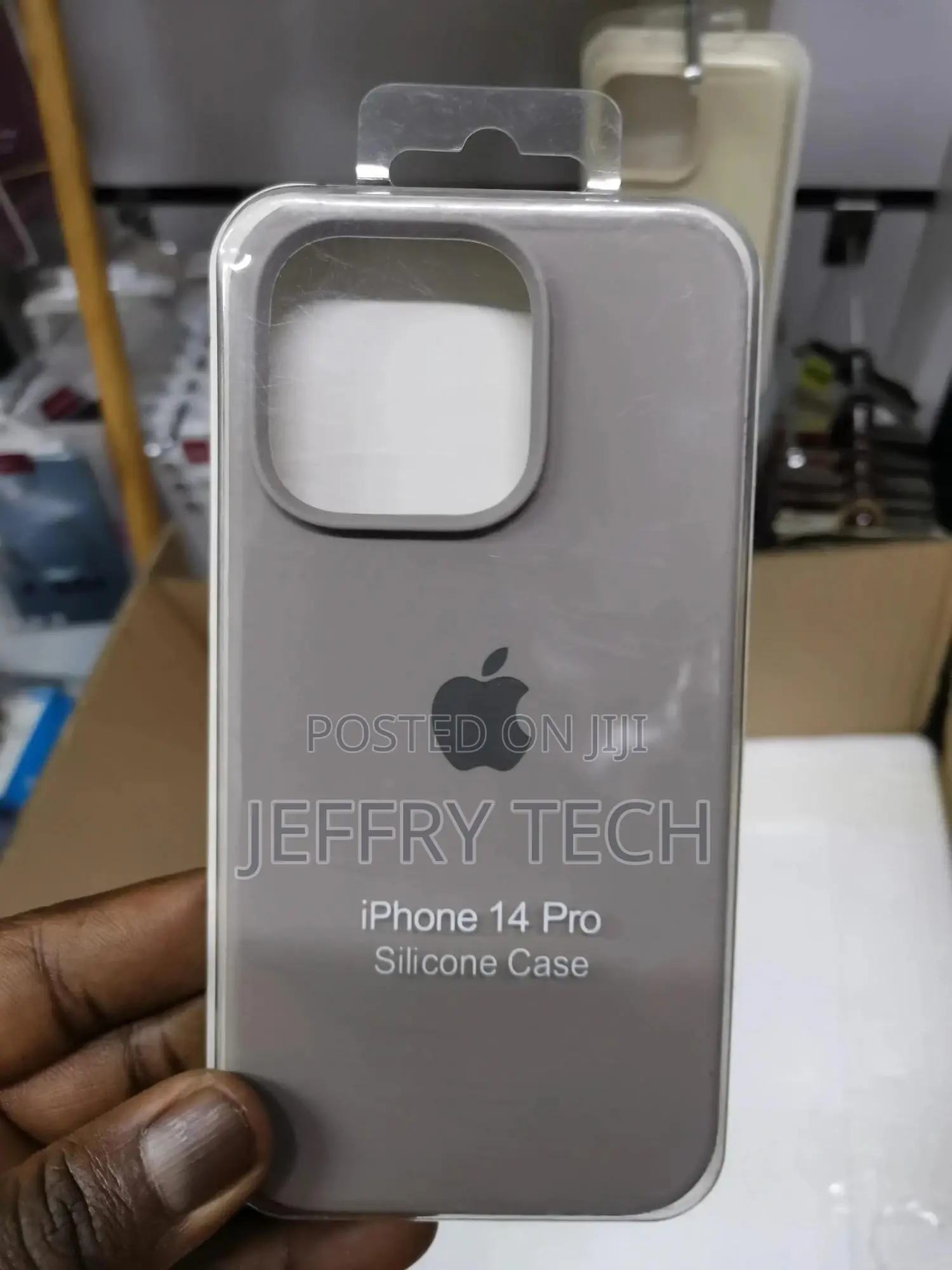 iPhone 14 Pro Case, Premium Silicone Protective Case-gray
