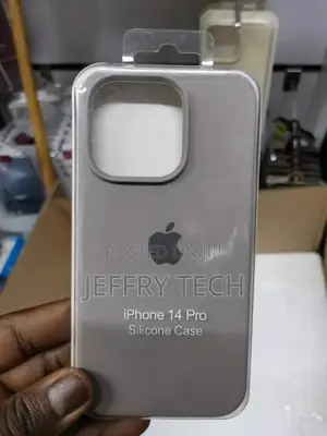 iPhone 14 Pro Case, Premium Silicone Protective Case-gray