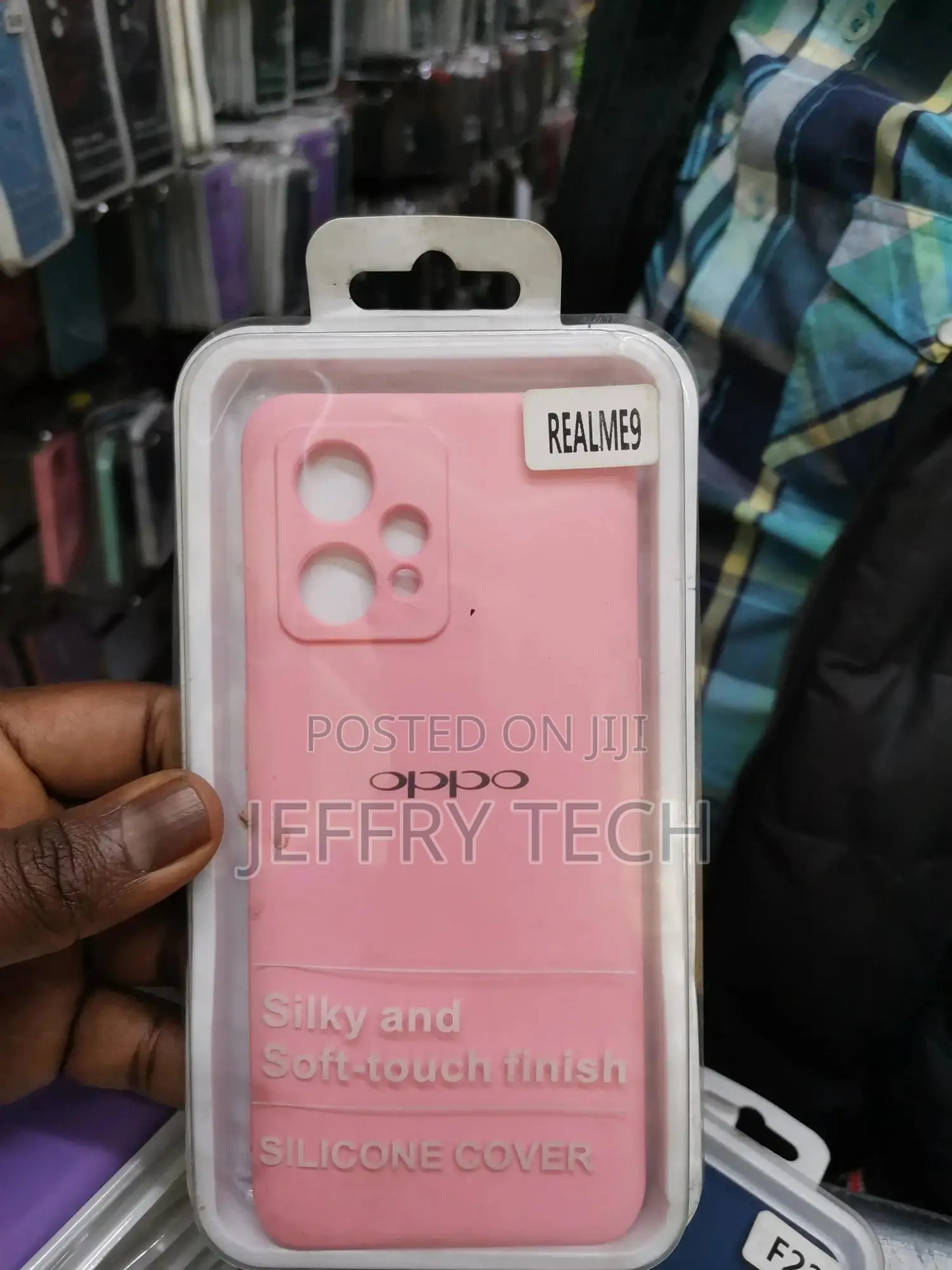 Silicone Soft Back Cover Case For Realme 9 -pink