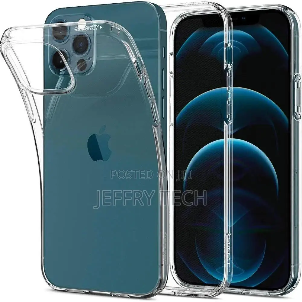 Crystal Back Cover Case Compatible With iPhone 12 Pro/12 (TP