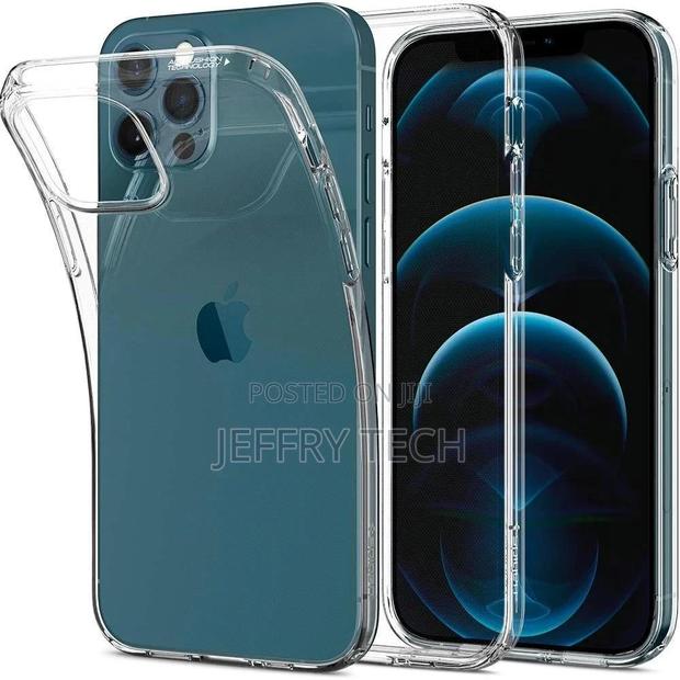 Crystal Back Cover Case Compatible With iPhone 12 Pro/12 (TP - thumbnail 2