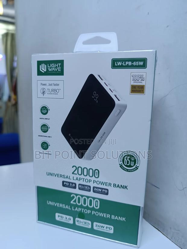 Lightwave 20000mah Power Bank 65w // 20000mah Powerbank