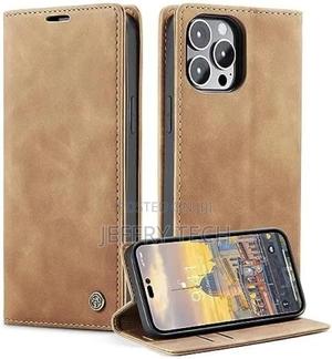 Case for iPhone 16 Pro Max, Wallet Case Matte Leather, Folda - thumbnail 2