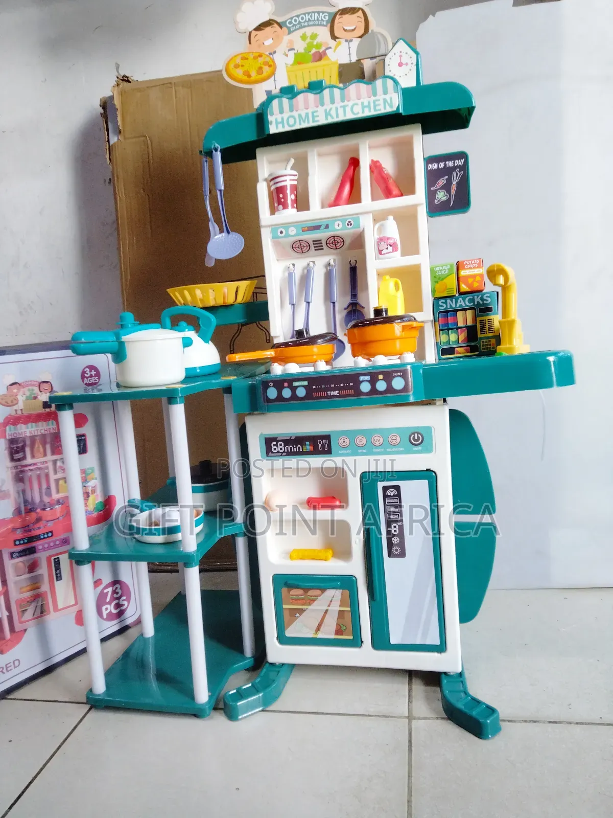 73 Pieces Kitchen Play Set for Kids