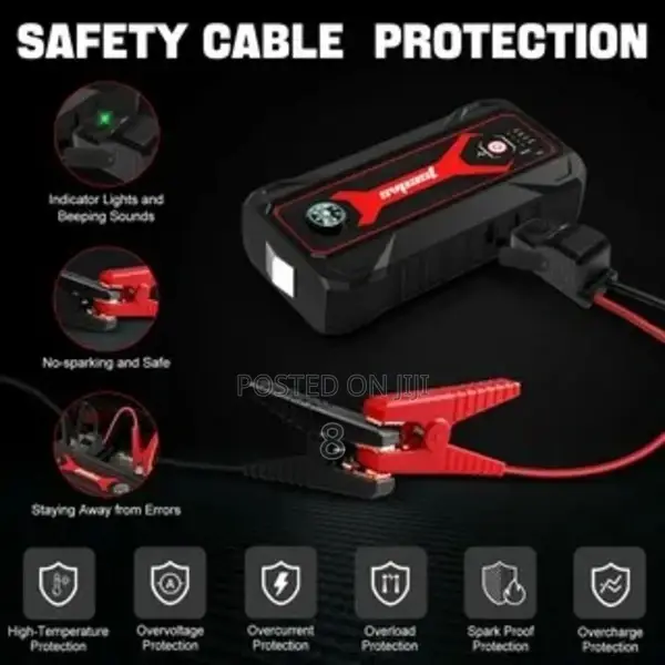 High-Power Jump Starter With Advanced Protection Features