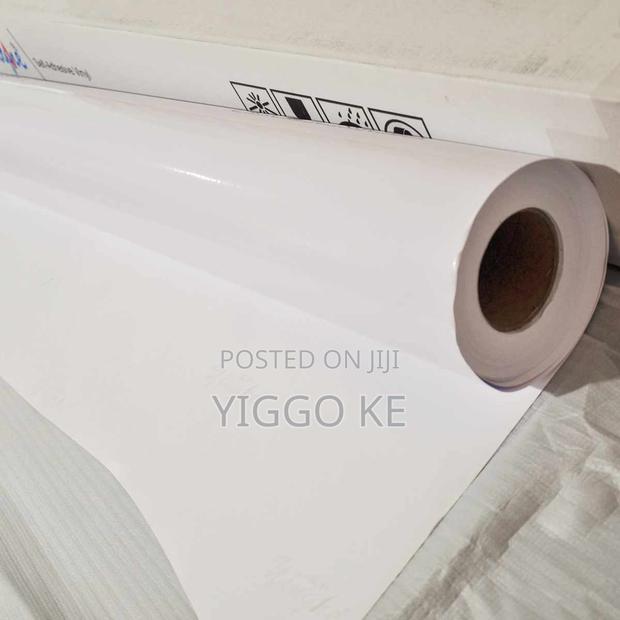 Plain 1.27*50 Meter Matt Sticker - Buy Now at Discount!