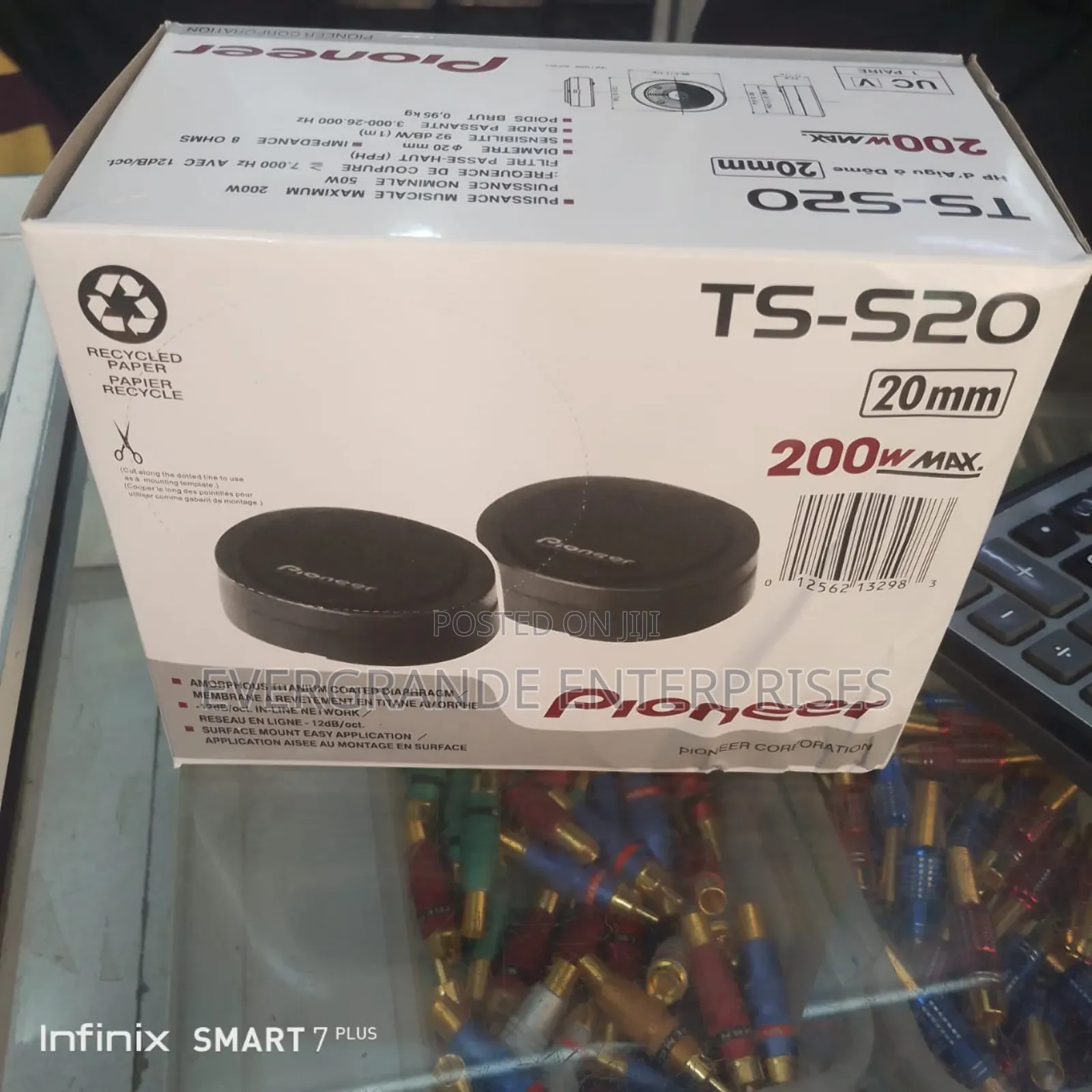Tweeter,Pioneer Tweeter Ts -520 200 Watts