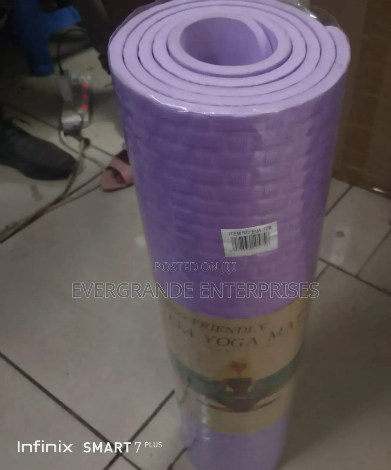 10 Mm Yoga Mat Suitable for Gym