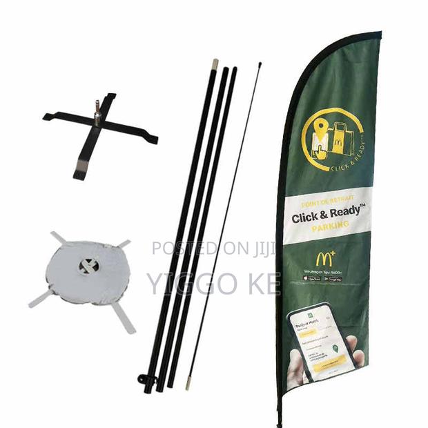 5.5 Meter Teardrop Stand - Durable Reliable - thumbnail 2