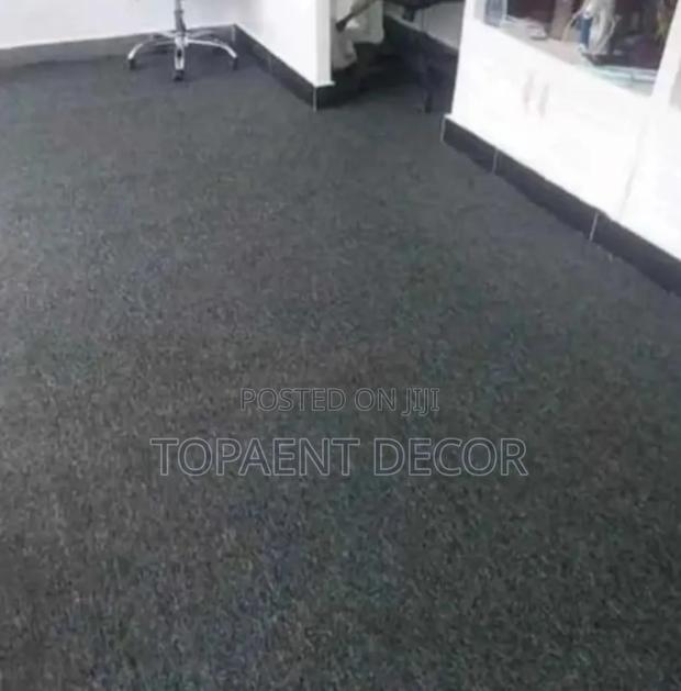 Dark Grey Living Room Wall to Wall Carpets - main view