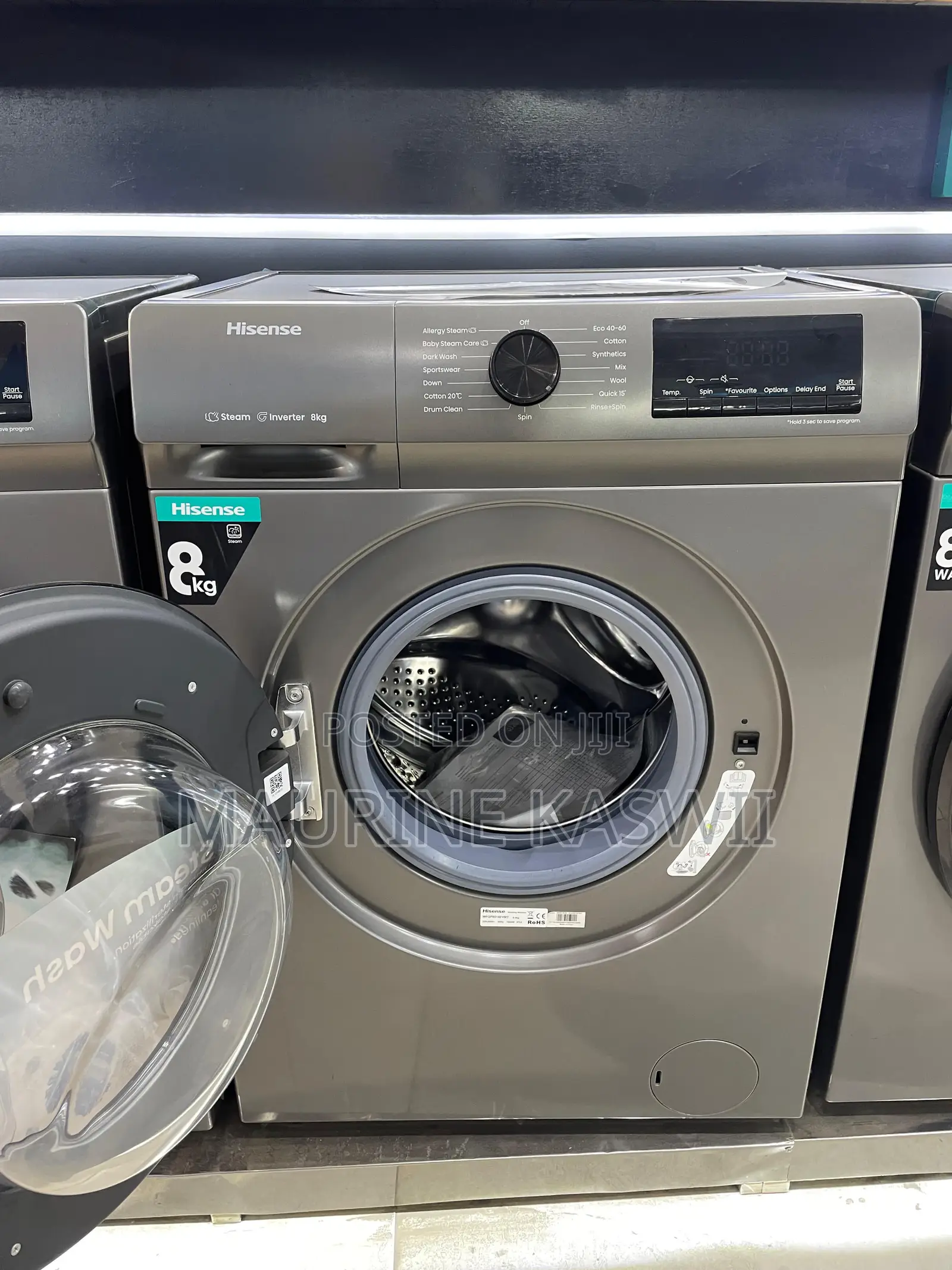 Hisense 8kg With Steam Wash