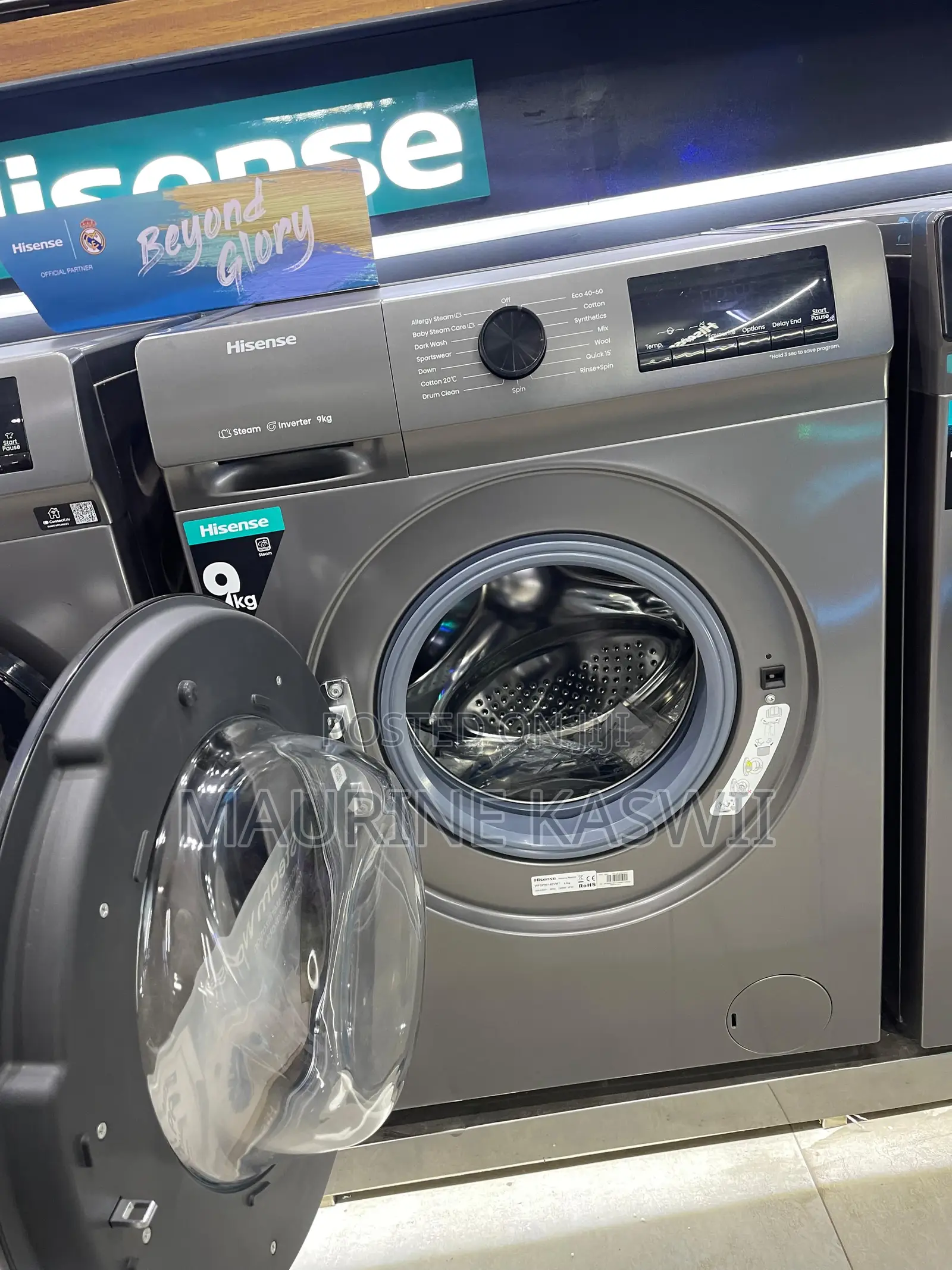 Hisense 9 Kg Full Outomatic Standing Machine