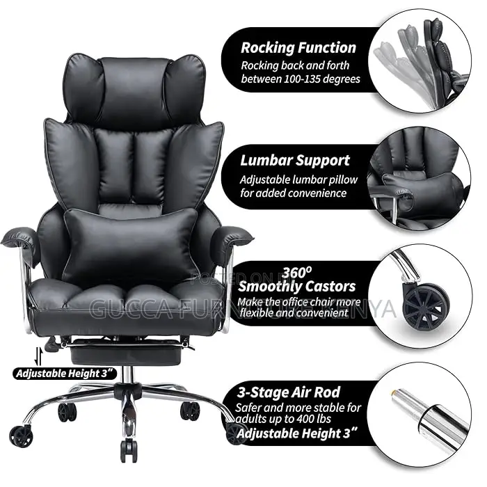 Office Chairs:Directors Executive Swivel Office Leather Seat