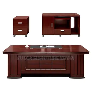 Office Tables: 1800mm L-Shape Design Executive Office Table