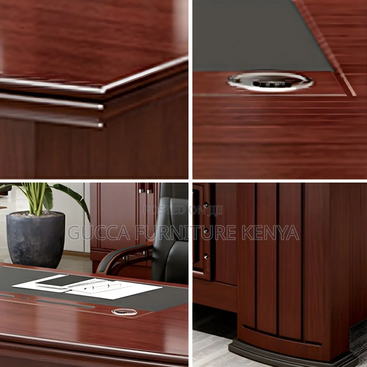 Office Tables: 1800mm L-Shape Design Executive Office Table