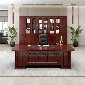 Office Tables: 1800mm L-Shape Design Executive Office Table