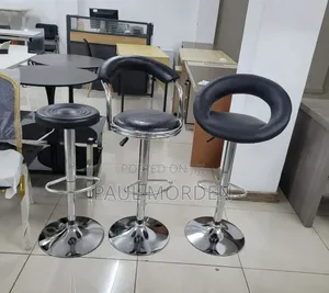 Swivel Padded Adjustable Height Barstool
