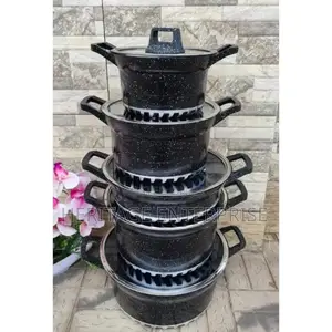Nonstick Sufuria Cookware 10pcs Nonstick