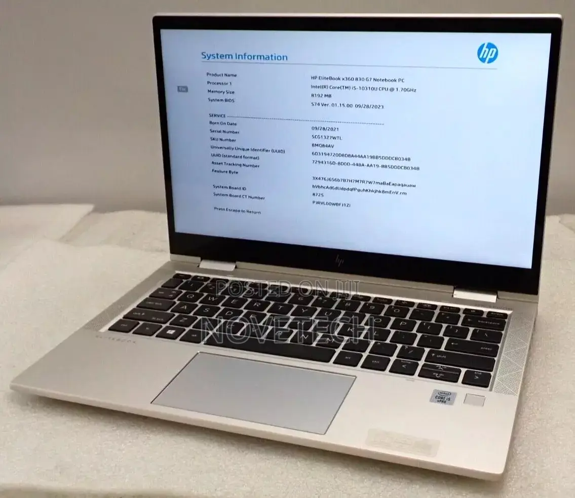 Laptop HP EliteBook 830 G7 8GB Intel Core I5 SSD 256GB