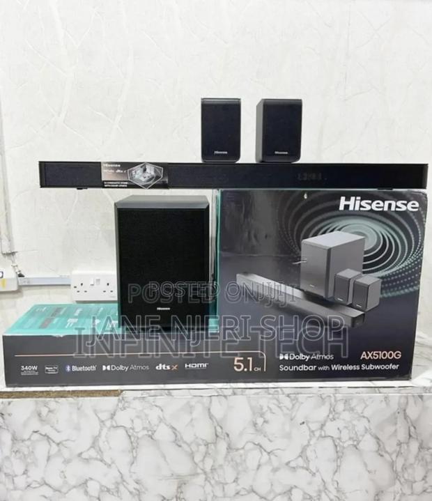 Hisense Home Cinema Soundbar System, 5.1ch H5100g/Hs