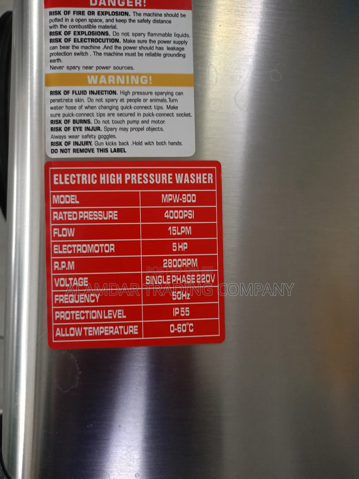 4000psi Electric Car Wash Machine
