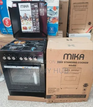 Mika Standing Cooker, 60cm X 60cm, 3+1 Gas Pool Jet Burner