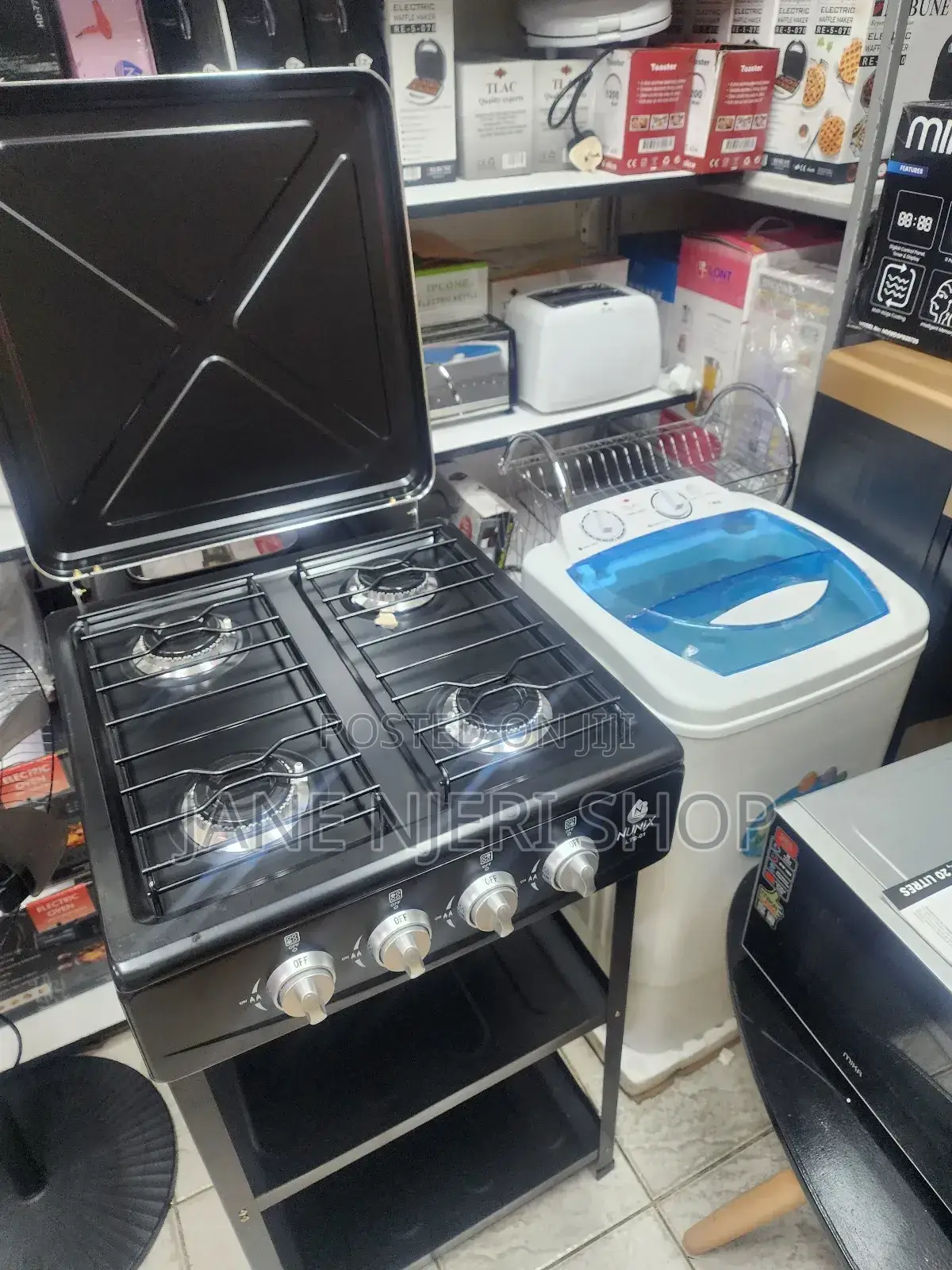 Nunix Standing Cooker With Shelves