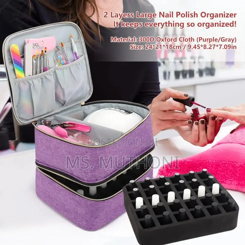 Nail Polish Travel Organizer Storage Case*