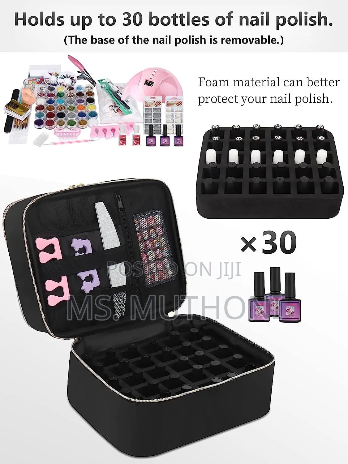 Nail Polish Travel Organizer Storage Case*