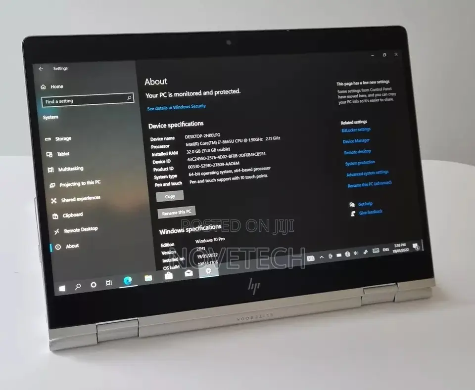 Laptop HP EliteBook 830 G6 16GB Intel Core I7 SSD 512GB