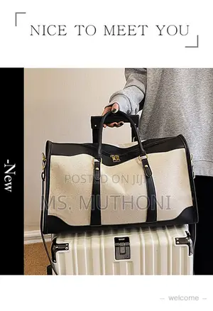 Vintage Women's Canvas Travel Luggage Bag