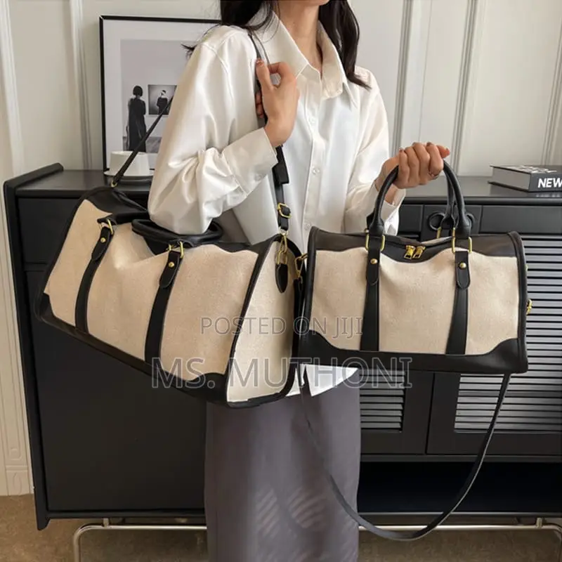 Vintage Women's Canvas Travel Luggage Bag