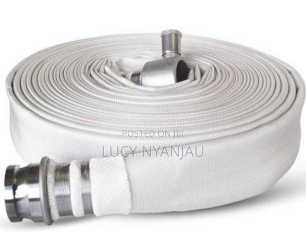 White Canvas Delivery Pipes 2 Iches 30m - main view