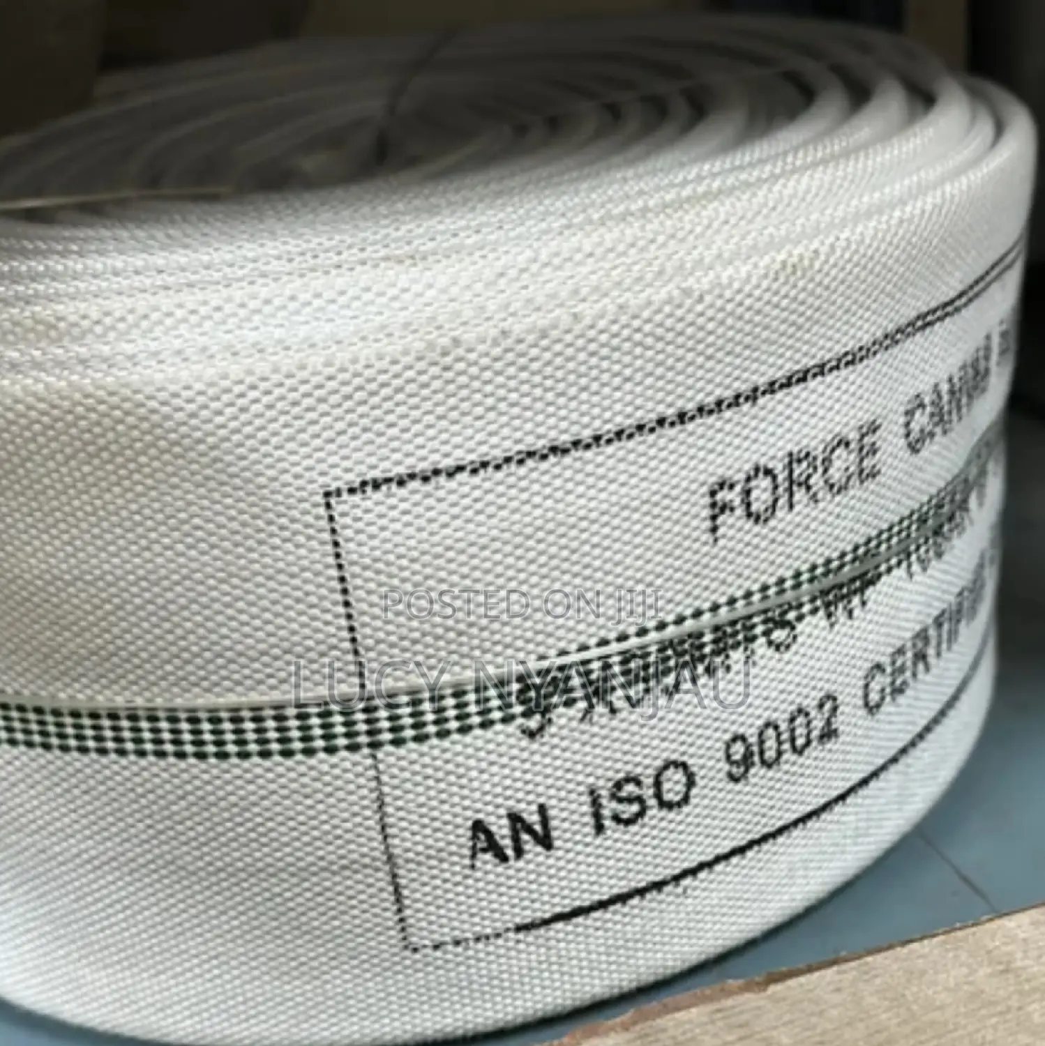 White Canvas Delivery Pipe 2" Diameter 30m