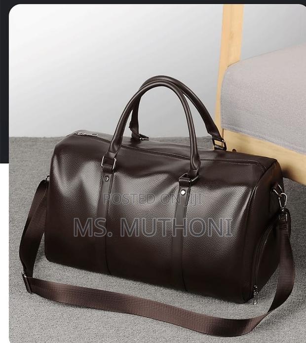 Brown Medium Size Retro New Short Trip Travel Bag* - thumbnail 3