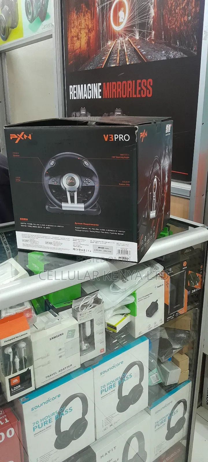 PXN V3 PRO Racing Wheel PC Game Steering Wheel