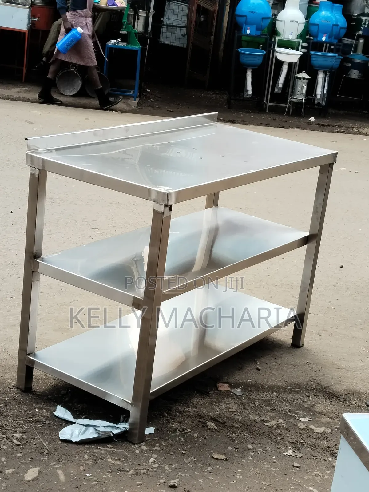 Stainless Steel Undershelves Working Tables
