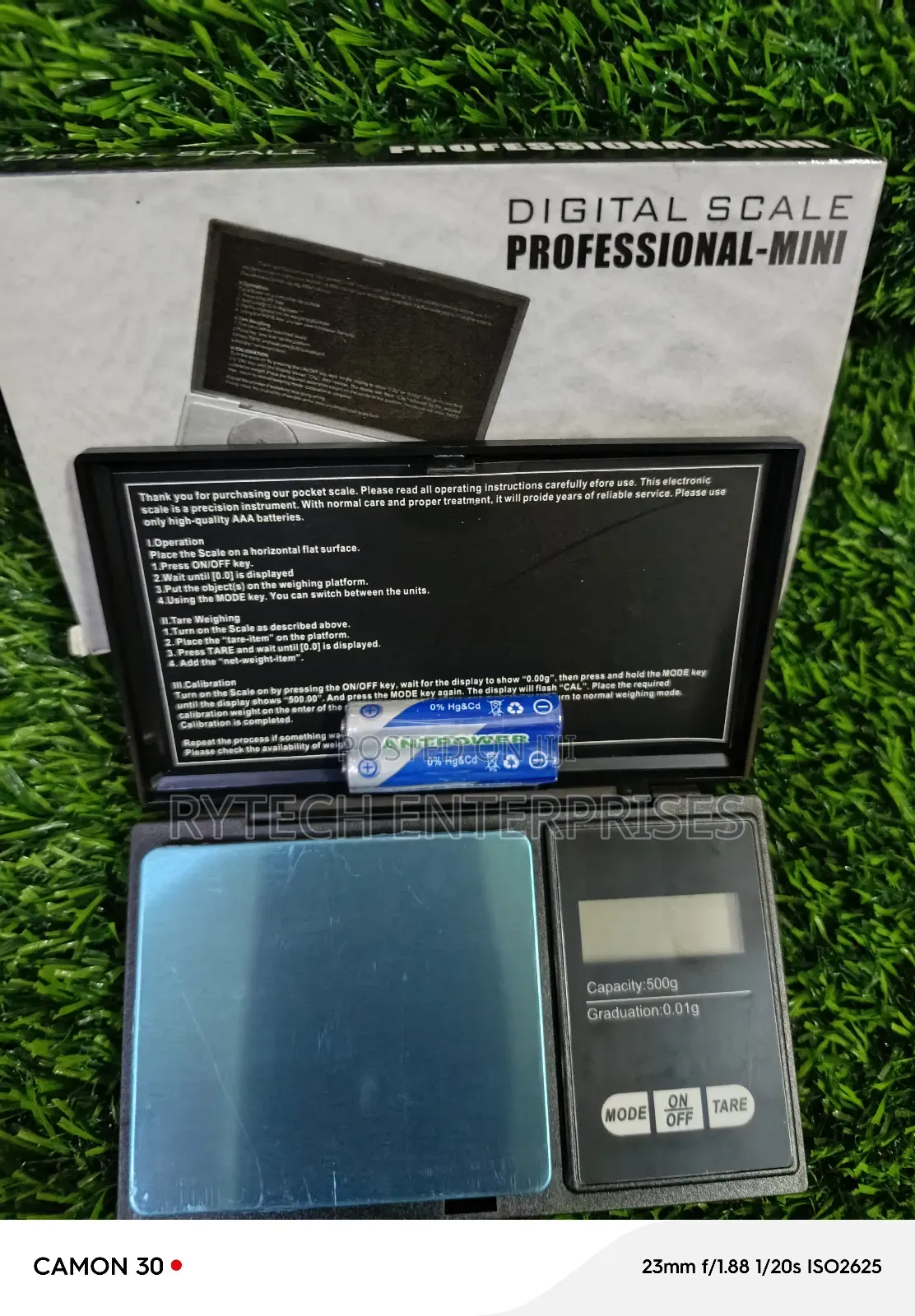 Mini Pocket Scale, 500g X0. 01 G Grams Scale