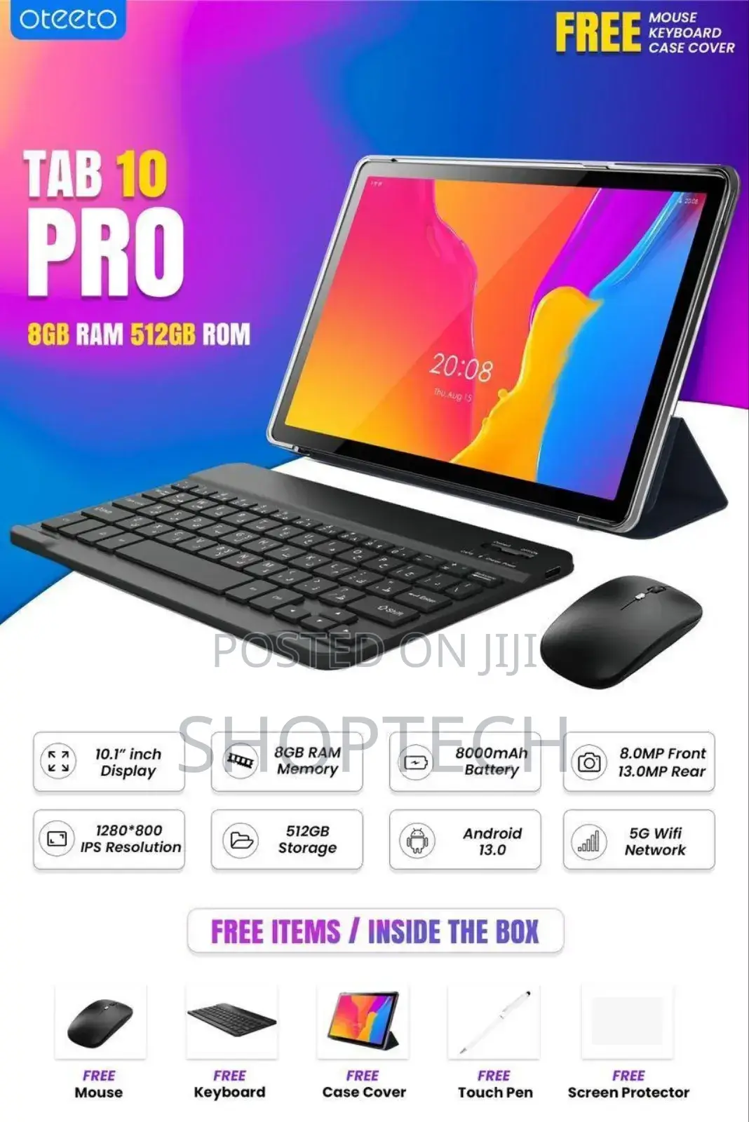 New Laptop 8GB HDD 256GB